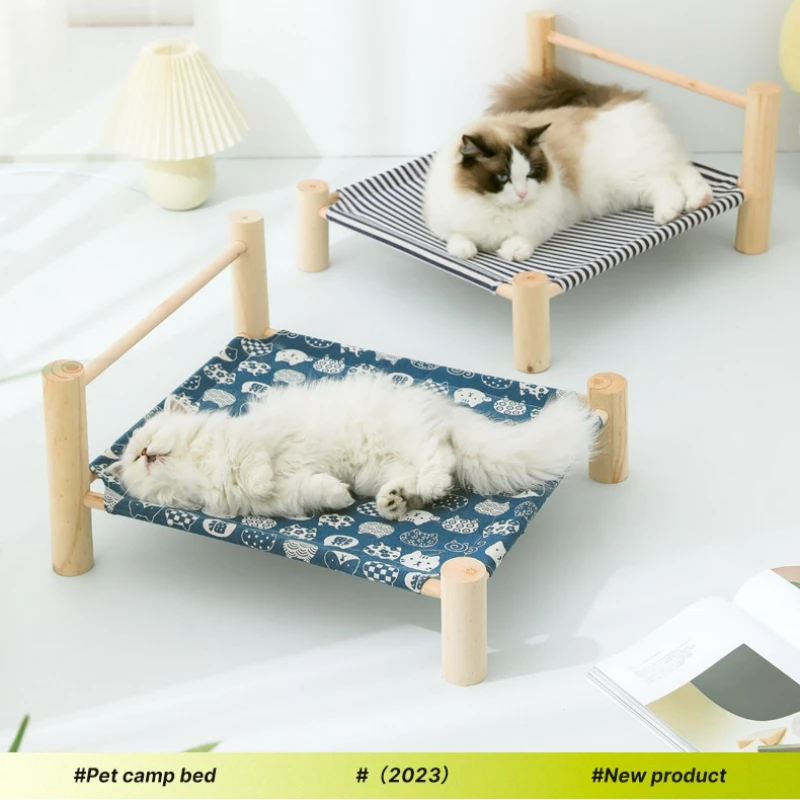 

Spring and Summer Cat Nest Pet Camp Bed Small and Medium Sized Dog and Cat Bed Ground Kennel Removable and Washable Cat Hammock