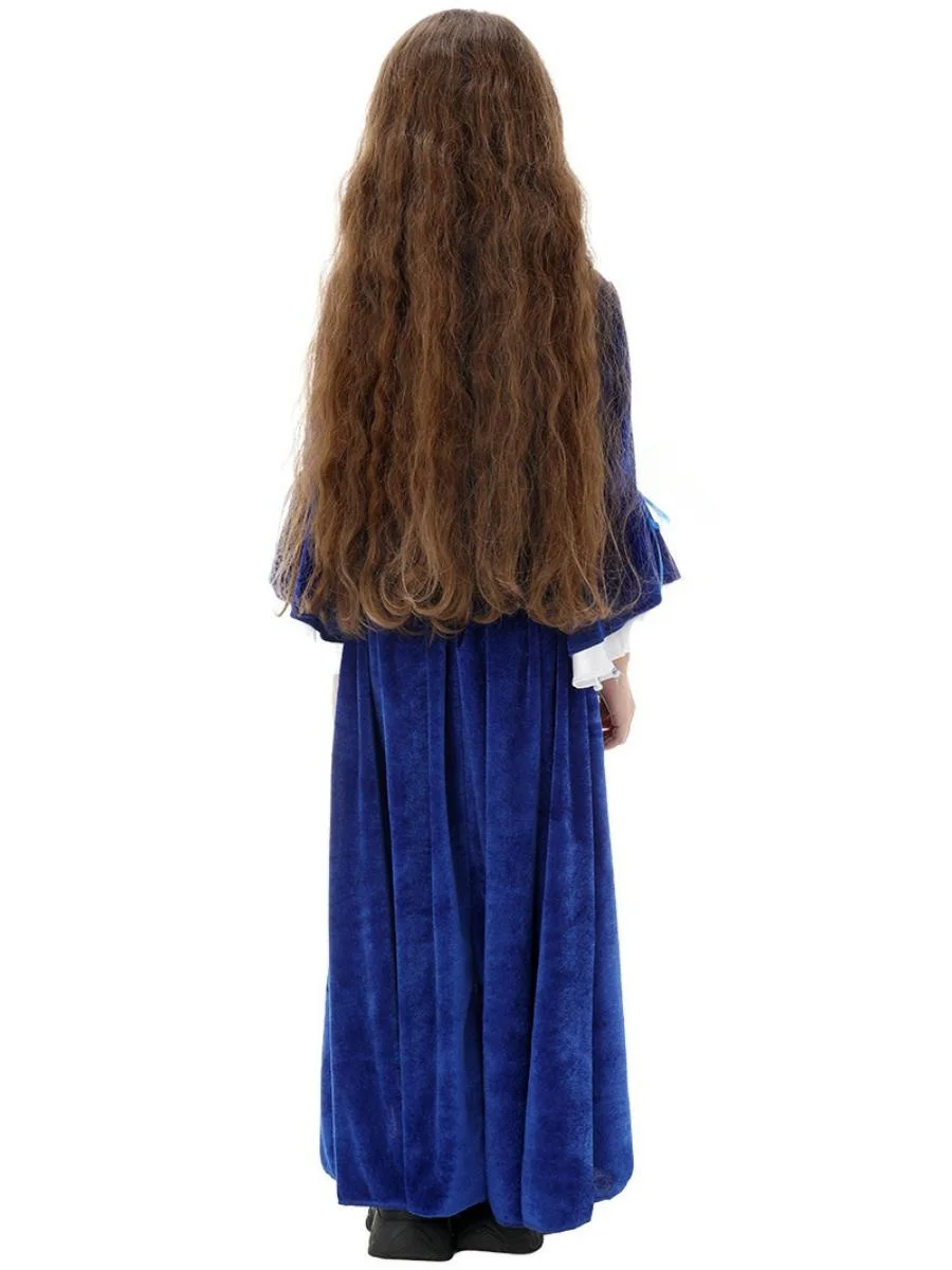 Medievale loween rinascimentale per bambini vintage lungo Dr New Sle Festival Par Performance Artistico etnico Dr. da donna
