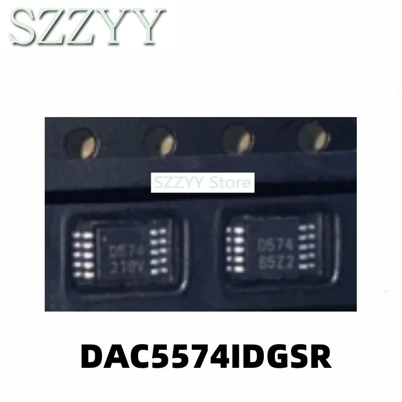 5PCS DAC5574 DAC5574IDGSR D574 MSOP10 pin chip analog-to-digital converter chip