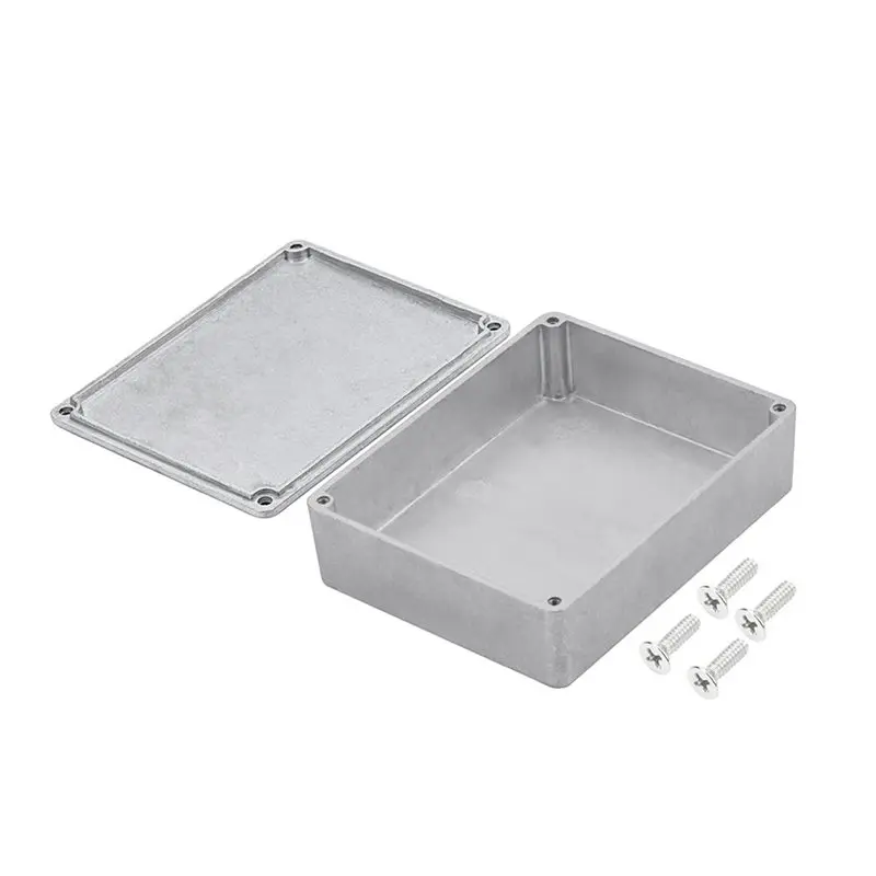 【New User-Coupon!】6PCS 1590BB Guitar Pedal Enclosure Aluminum Diecast Stomp Box Case Toggle Switch Box 120X94.5X34mm