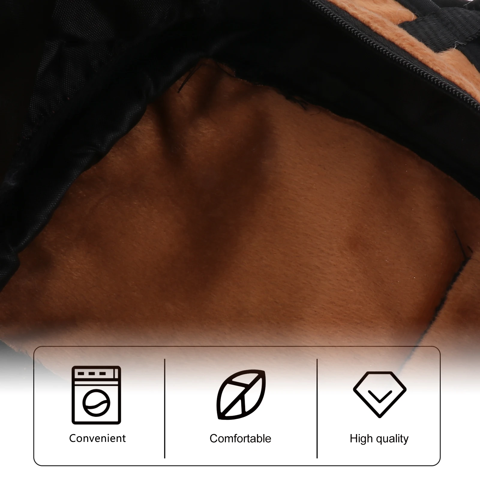 

Pet Backpack Dog Shoulder Bag Multifunction Harness Portable Multiuse Brown Puppy Carrier