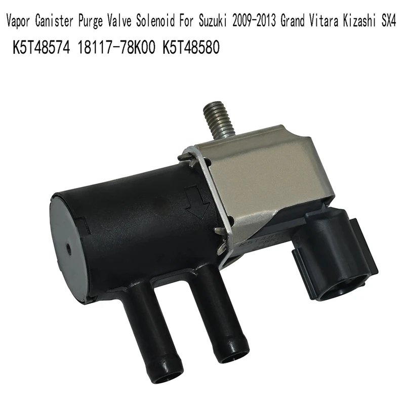 K5T48574 Vapor Canister Purge Valve Solenoid For Suzuki 2009-2013 Grand Vitara Kizashi SX4 18117-78K00 K5T48580