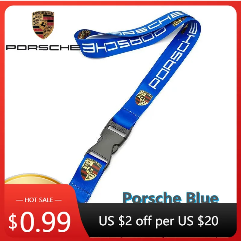 

Наклейка на автомобиль для Porsche Cayman, Cayenne, 911, Macan, нейлоновый брелок с печатной эмблемой, стильный брелок для ключей для Porsche 918, Taycan, Panamera C