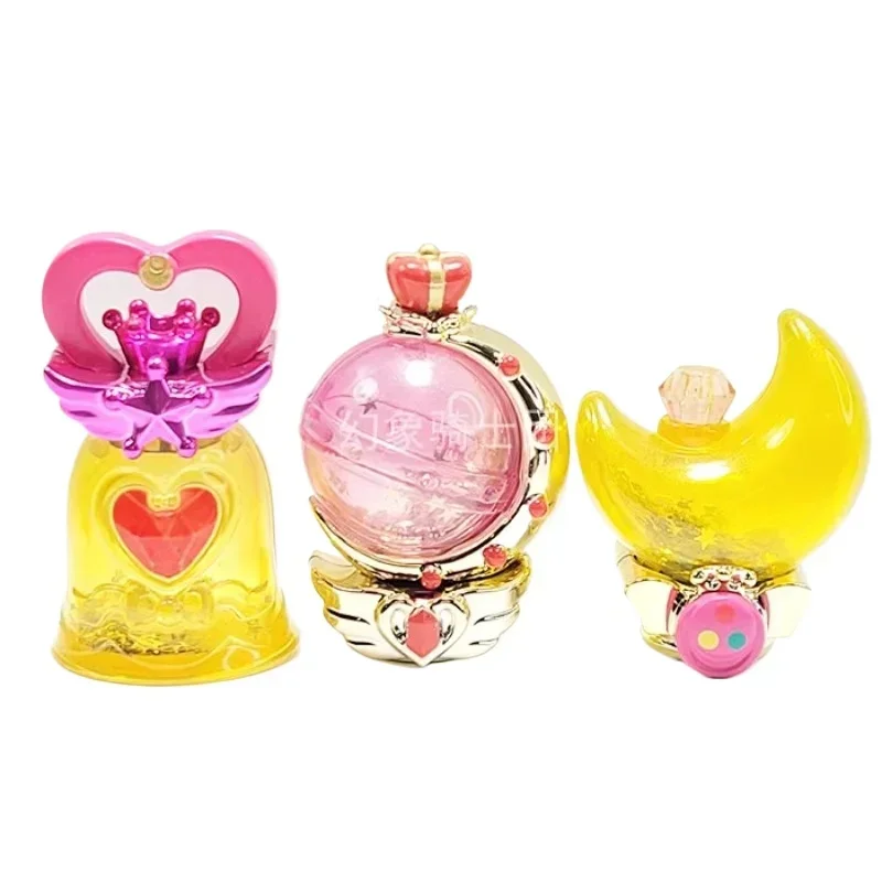 BANDAI Sailor Moon Transformer Perfume Bottle Gashapon Childhood Memories Ay Gives A Girl Keepsake Kawaii Figure Model Toys