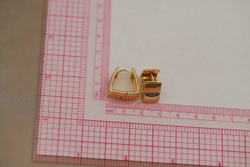 جديد البصر تصميم كريستال عيون وأقراط للنساء أزياء العلامة التجارية مجوهرات زركونيا الأقراط الحساسة #6