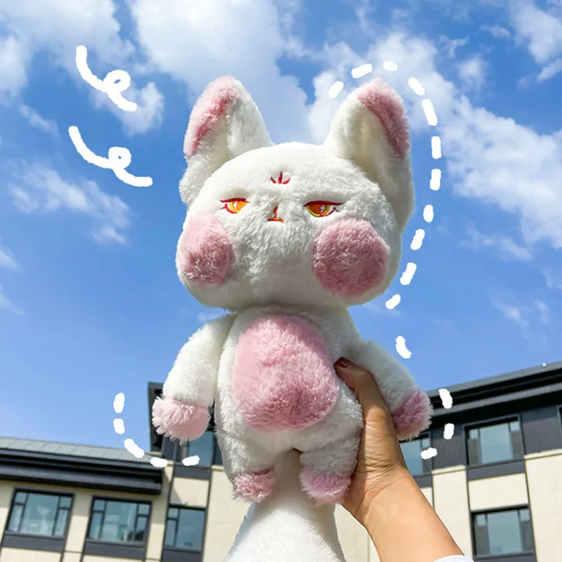 60/90cm DuDu Fluffy Fox Plush Toy Cute Cartoon Animal Fox Stuffed Doll Girls Kids Gift Kawaii Sofa Decor Pillows Cushion