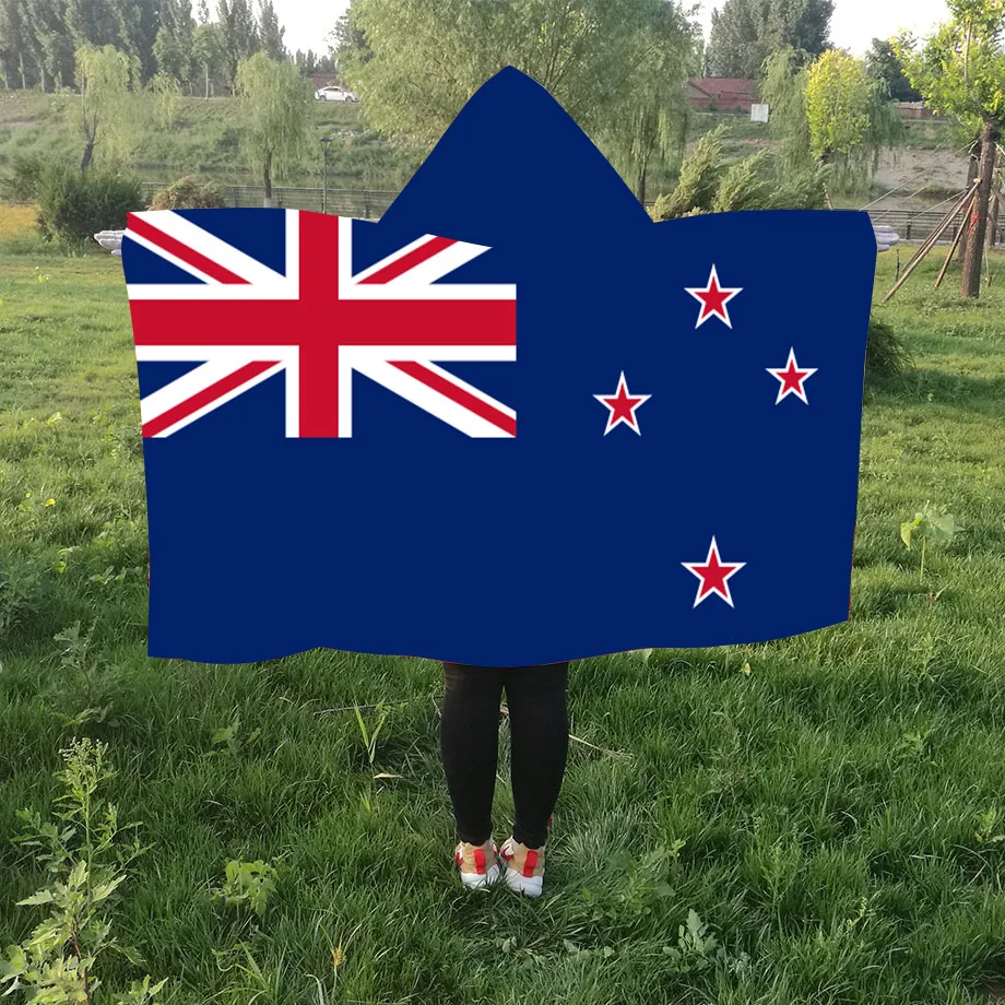 Flagnshow 100% Polyester National New Zealand Body Cape Flags