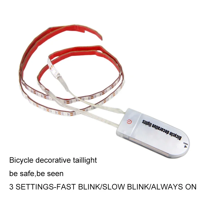 LED Waterproof Strip Light Lamp for Bicycle Motorcycle Lights Strobe Light Decoration Bicycle decorative taillight Warning Light