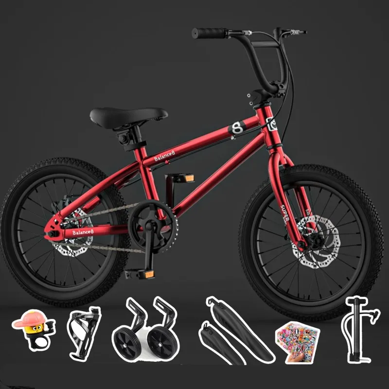 16'' 20'' Children's BMX Bike Small Wheel MTB Bicycle High Carbon Steel Frame Kids MTB Mountain Bicycle Cycling Gifts