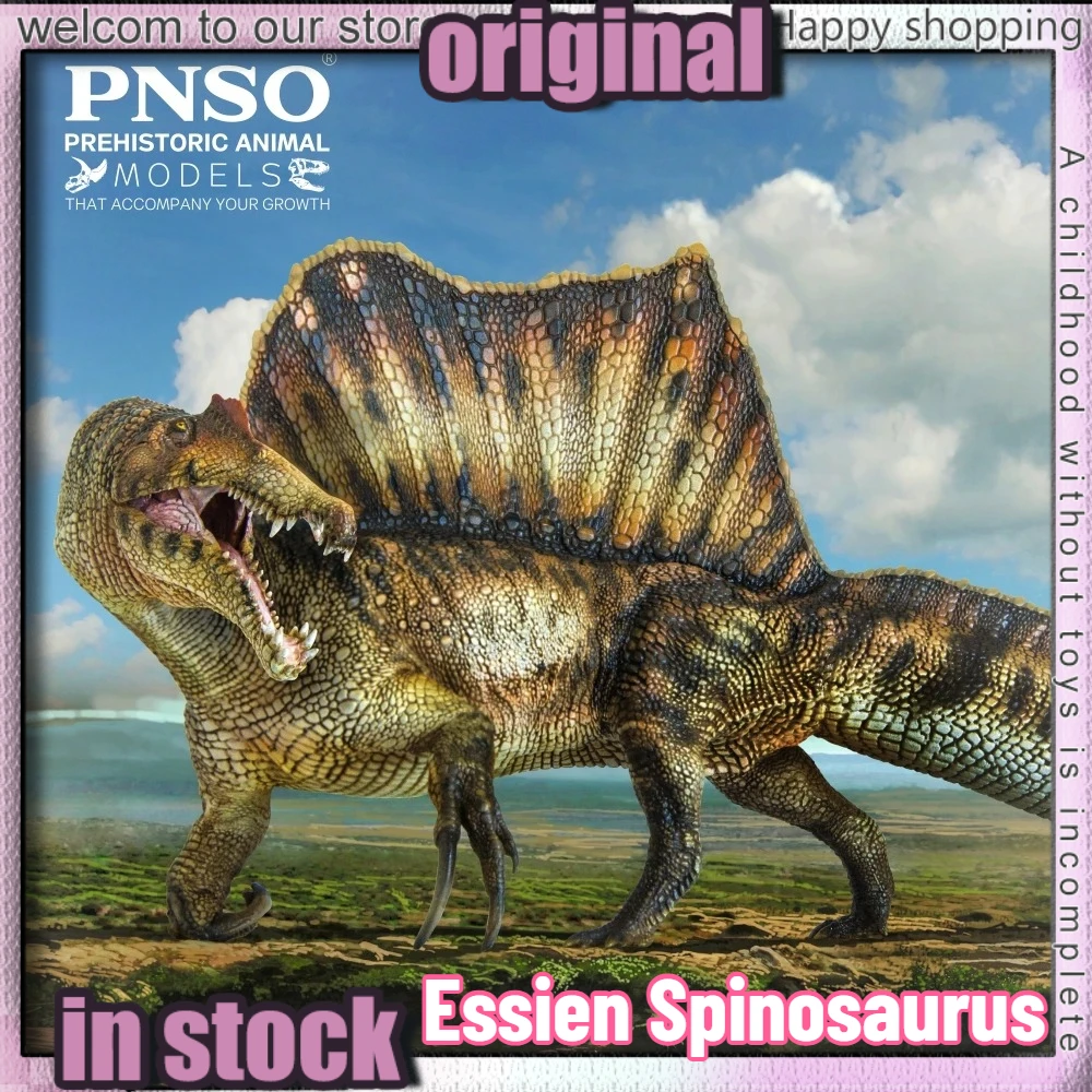 

PNSO Model Essien The Spinosaurus Dinosaur Figurine Prehistoric Dinosaur Models Science Educational Toy Children Birthday Gift