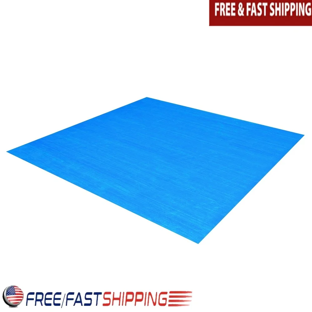 

Наземная ткань для защиты надземного бассейна, водонепроницаемая прочная крышка для газона 16 x 16 футов, защита от мусора, простая установка, защита от осадки