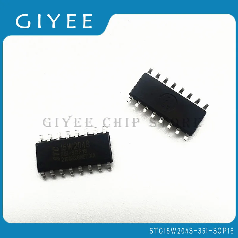 5PCS/LOT STC15W204S-35I-SOP16 STC15W408AS-35I-SOP16 MCU STC15W204S-35I SOP16 STC15W408AS-35I