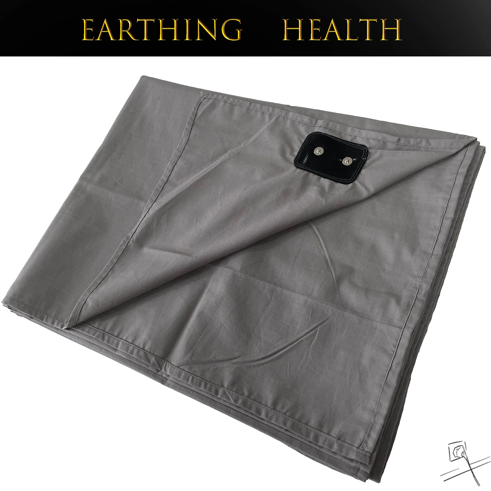 

Conductive Silver Fiber Earthing Bedsheet Grounded Anti-static Health Protection Bed Sheet Antibacterial for Better Sleeping