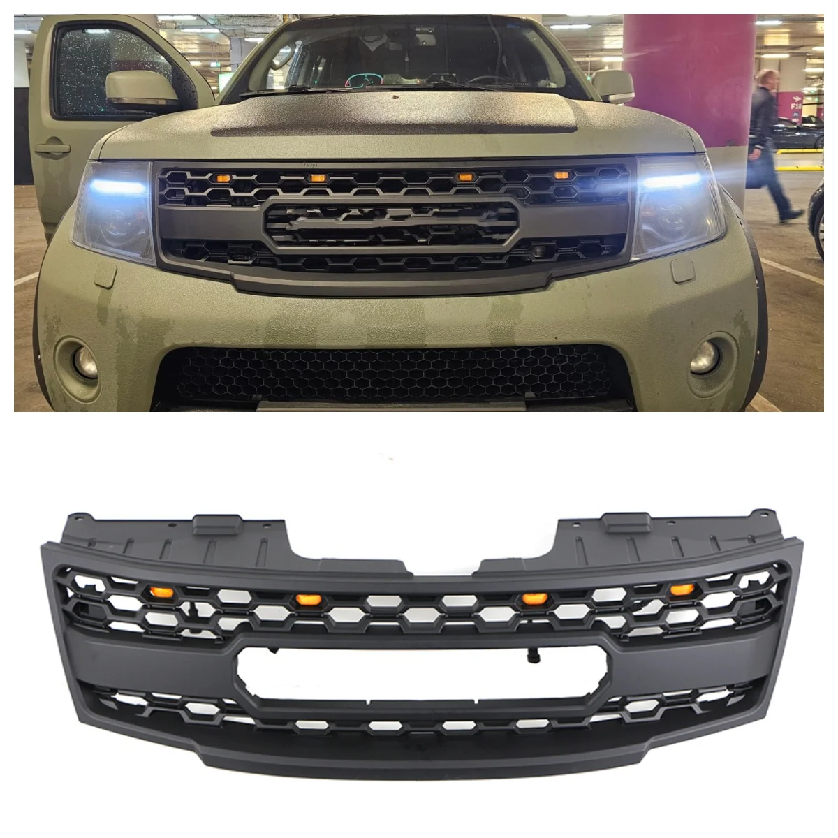 2010-2014 Auto Parts New Style Front Grille With Light Fit for NISSAN PATHFINDER