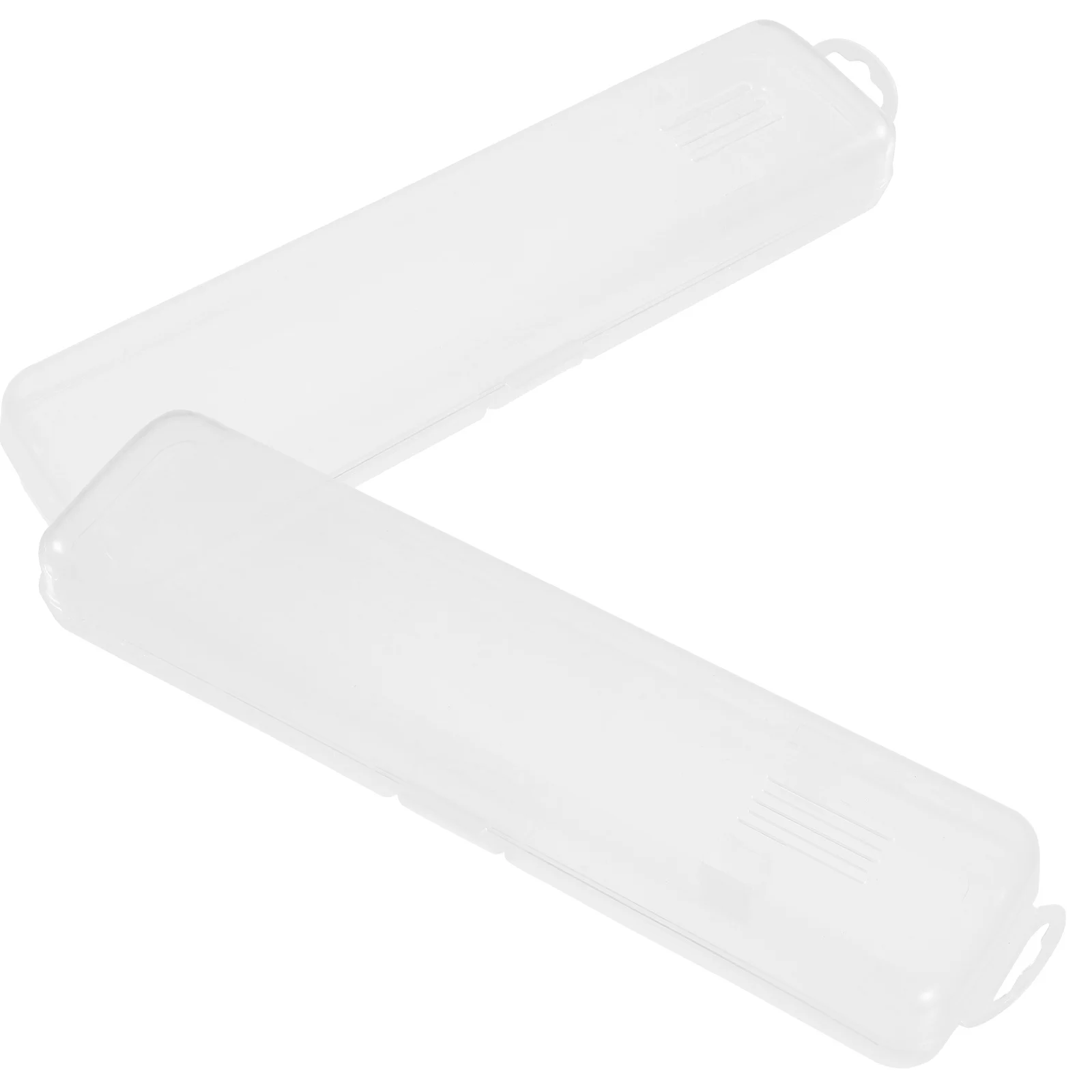 قطعتان من حاوية فرشاة الأسنان للسفر، حقيبة تخزين معجون الأسنان البلاستيكية المحمولة، تصميم مدمج لأعمال التخييم في الهواء الطلق #5