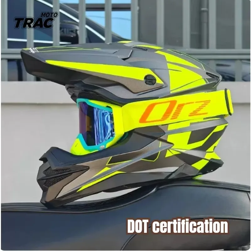 DOT Certified ORZ Motorcycle Helmets, Full-face Helmets Specifically Designed for ATVs, Racing Karting, and Other Sports