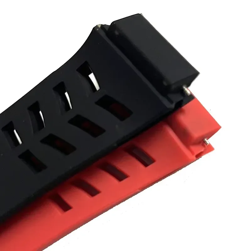 Soft silicone strap For Richard Mille RM53/055/011/050 men's waterproof and sweat proof rubber bracelet 25mm Watch accessories