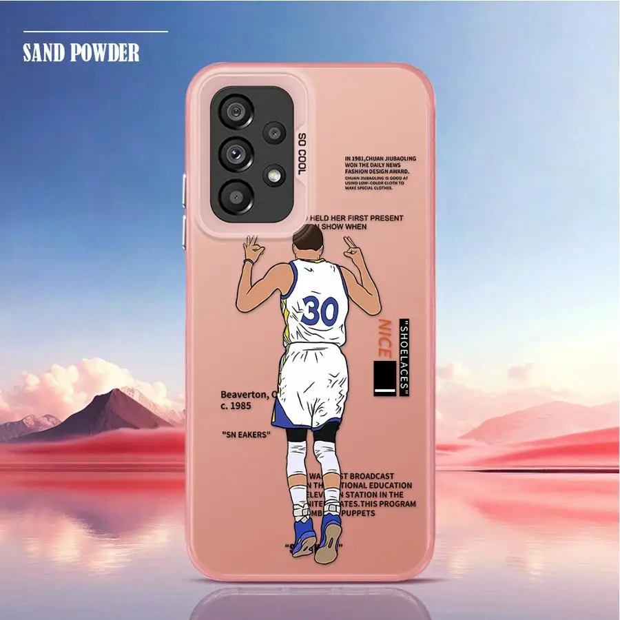 Fashion Basketball SNEAKERS Soft Shell Phone Case for Samsung Galaxy A73 A51 A54 A35 A71 A26 A36 A53 A72 A52s A55 A56 A52