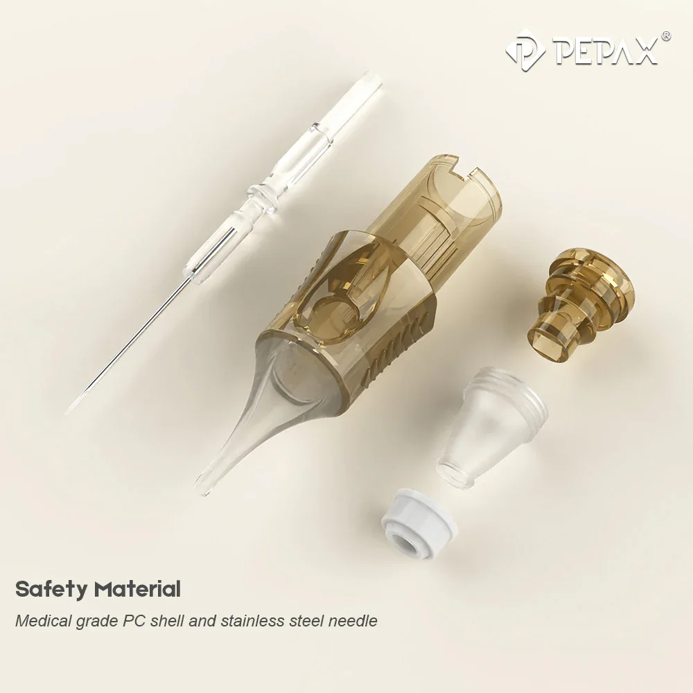 20 stücke PEPAX Tattoo Patrone Nadeln RL RS CM MG Einweg Sterilisierte Tattoo Permanent Make-Up Patrone Maschine Stift Nadel – Detail 6
