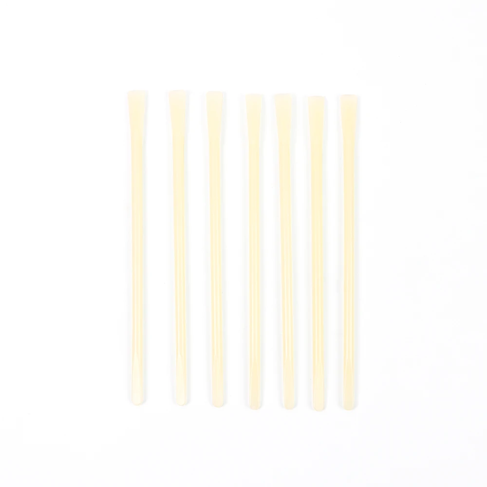 300Pcs Disposable Dental Composite Cement Materials Mixing Spatula Single End Plastic Sticks