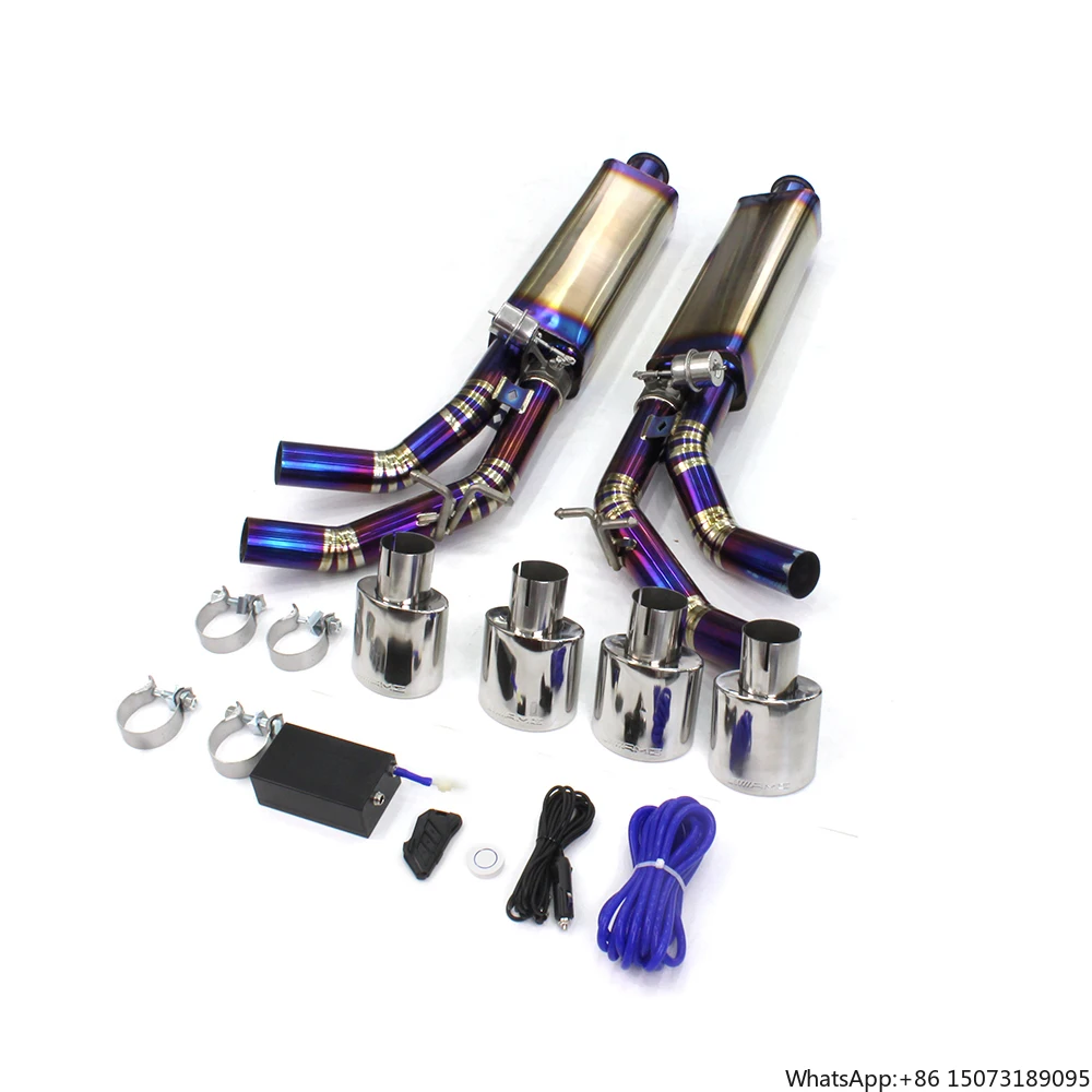 

Titanium Alloy Muffler Catback Exhaust Pipes forG63 W464 4.0T 2019-2023 Valve Remote System