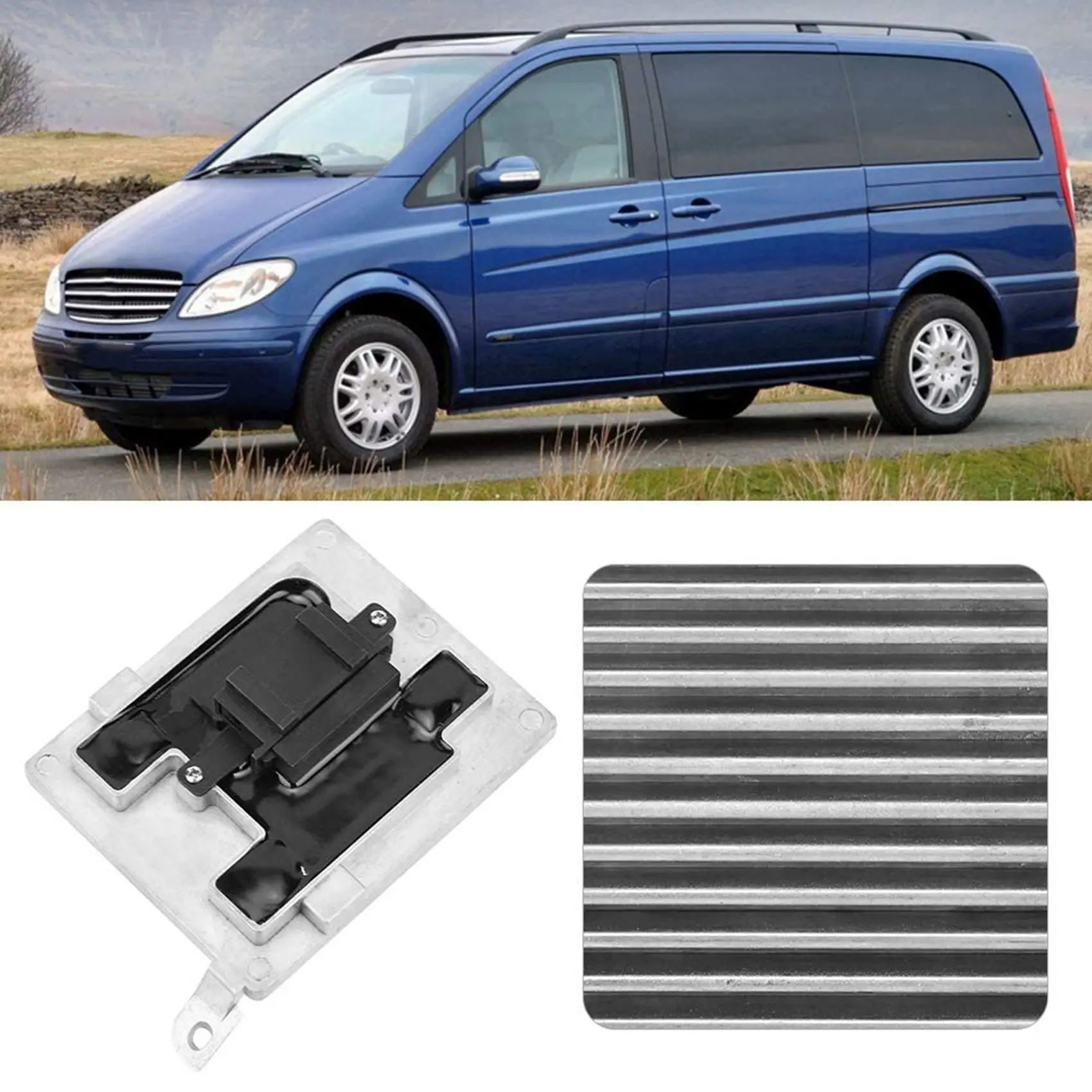 

NEW HOT In Stock-Blower Motor Resistor Regulator Fit For Mercedes Viano/Vito Van/Whiting Bus Heater Resistance 0008210792