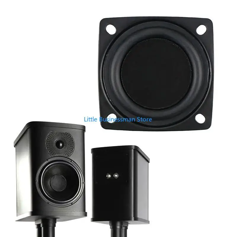 Schwarz Bass Passive Heizkörper DIY Lautsprecher Passive Membran Hohe Leistung Heizkörper Zubehör M76A – Detail 4