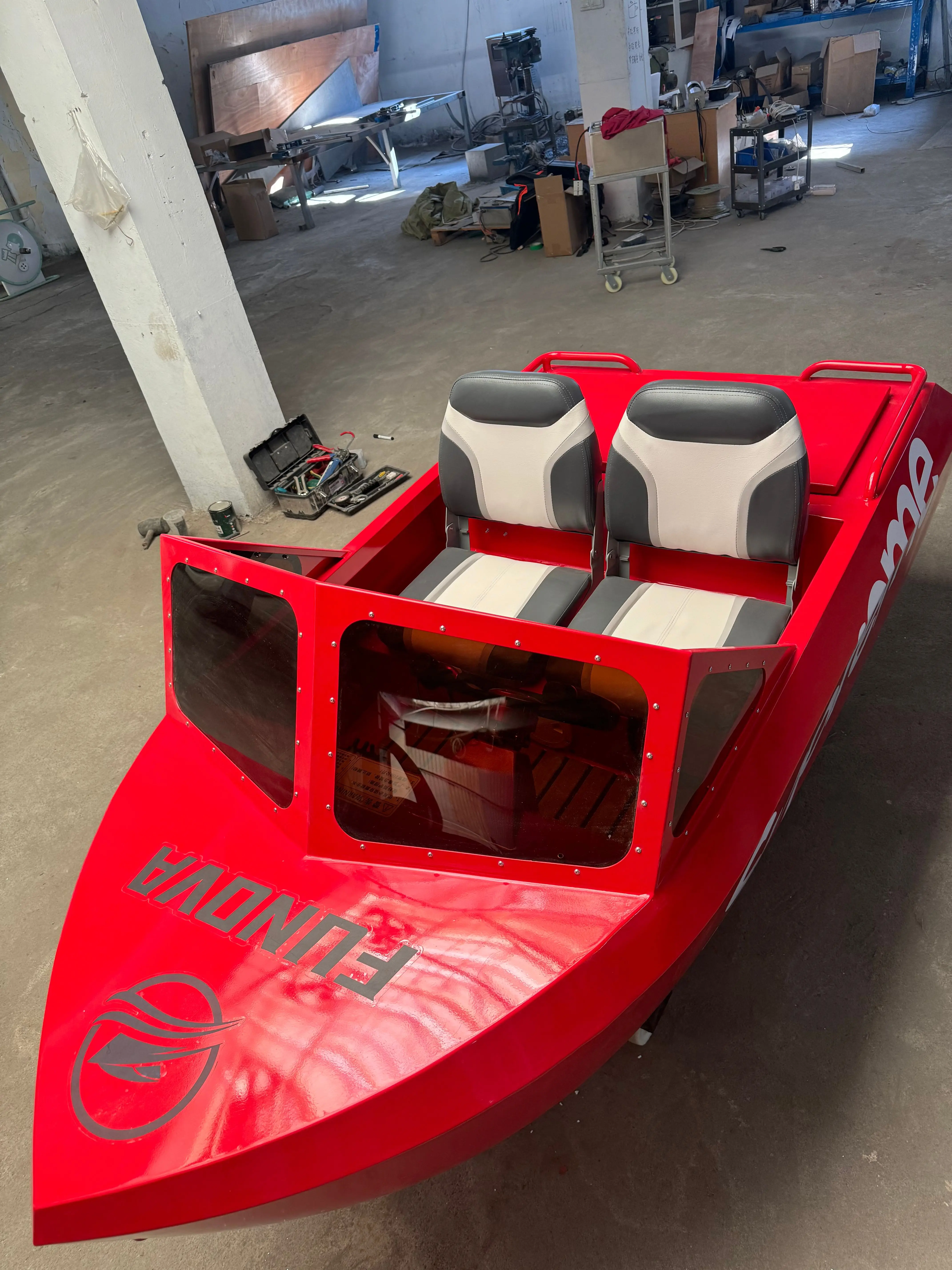 Coastal Area Recreation Jet Boat, High Endurance Stable Power Component For Multi Scene Water Sports Activity