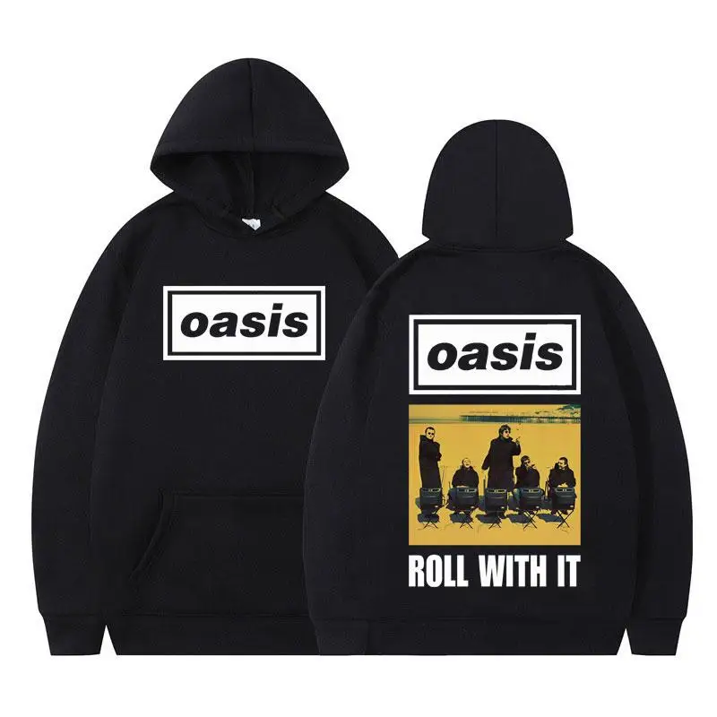 Oasis Band 2026 World Tour Hoodie 2026 Autumn Winter Men Women Sport Cotton Breathable Hoodie Streetwear Y2K