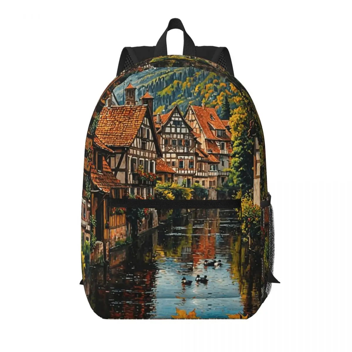 

Bamberg Student Backpack School Bag Hiking Travel Daypack for Men Women Bookbag Shoulder Bags