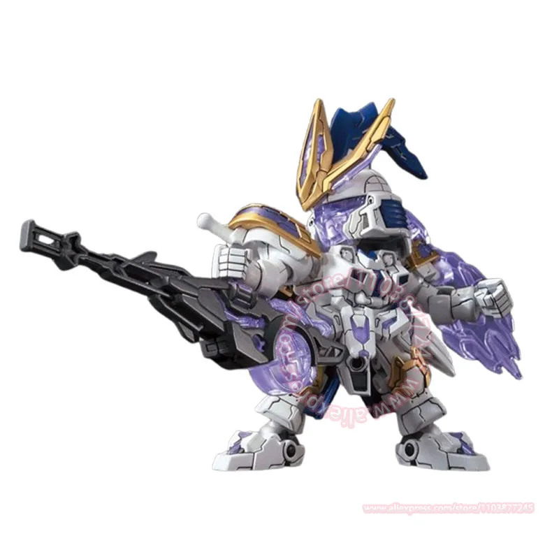 بانداي SD XIAHOU DUN TALLGEESE 3 BB Warrior Q نسخة نموذج لعبة أطفال الحلي الديكور شخصيات عصرية أنيمي الطرفية