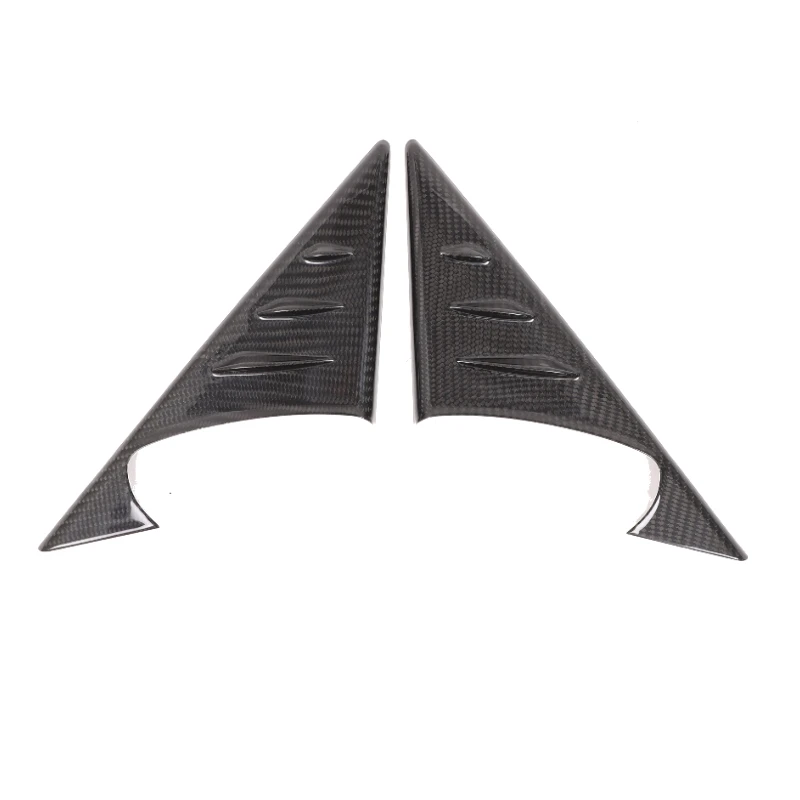 

For Jaguar F-TYPE 2013-2023 Real Carbon Fibre Car Rearview Mirror Side Triangle Spoiler Decorative Car Accessories