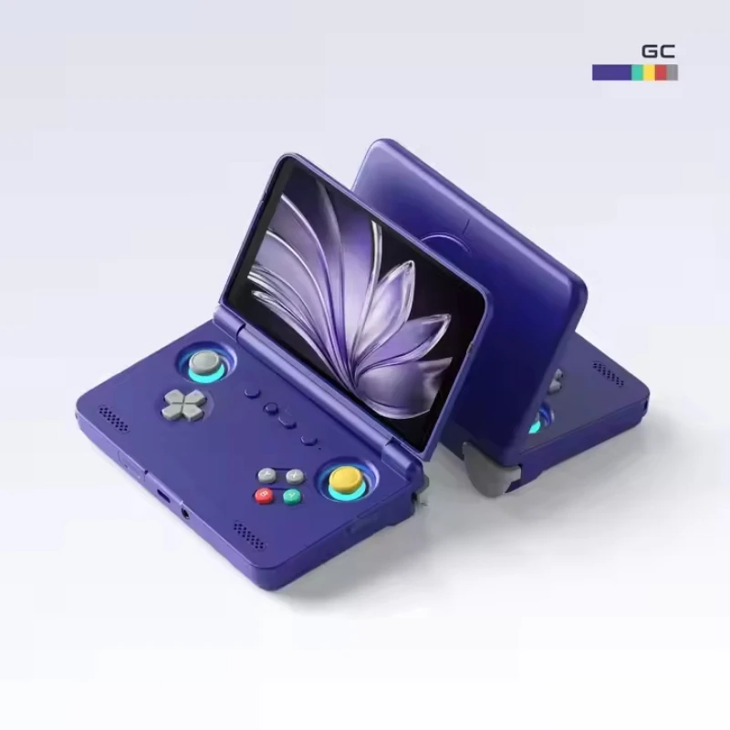 

New Retroid Pocket Flip 2 Handhelds Game Consoles WiFi 6 SD865 5.5-Inch OLED Touch Screen Portable Mobile Retro Gaming Consoles