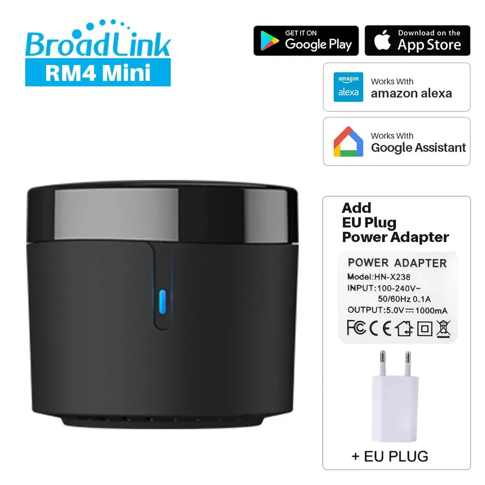 BroadLink RM4 mini Smart infrarossi telecomando a infrarossi aria condizionata telecomando vocale smart home