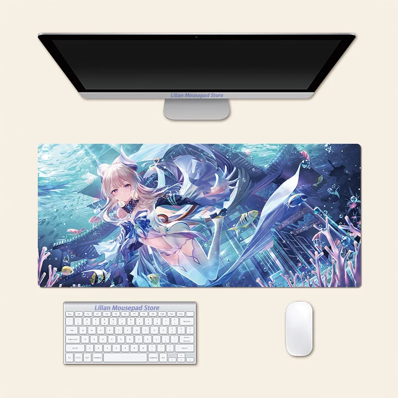 Sangonomiya Kokomi Genshin Impact Anime Large Mouse Pad PlayMat Office Mousepad Game Creative Desk Gaming Mat