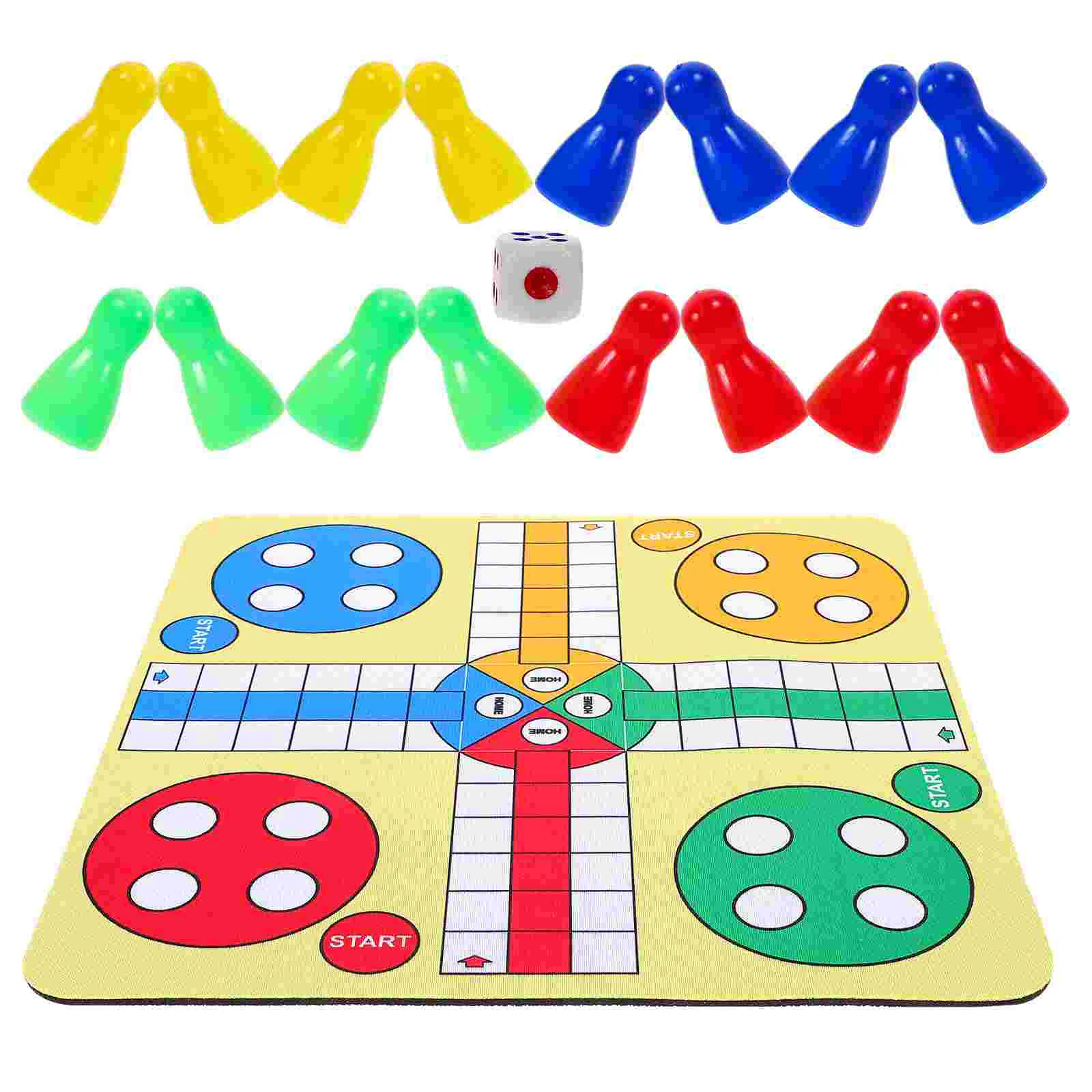 

Ludo Chess Set Game Board Toys Mini Table Flying Plaything Interesting Playthings