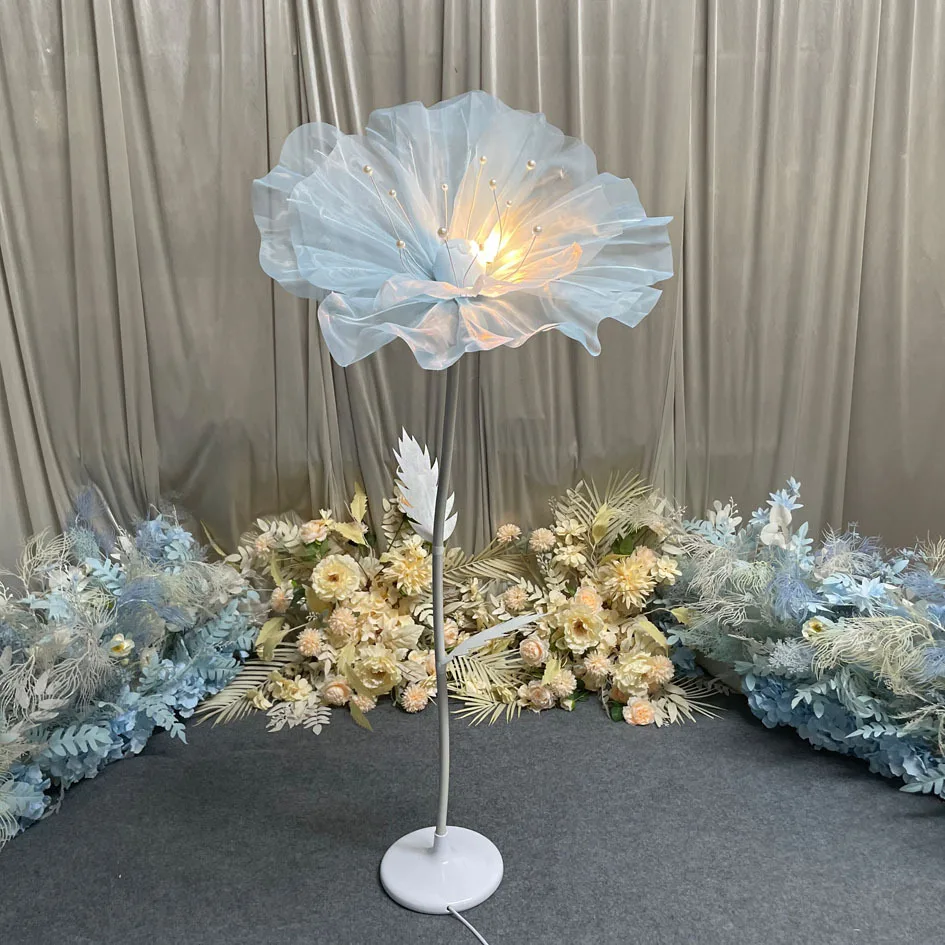 Luminescent Artificial Flowers Colorful Plant Decoration Silk Yarn Daisy Flowers Garden Wedding T Stage Layout Window Display