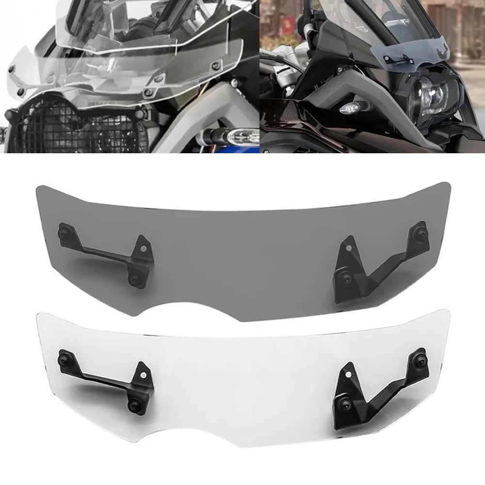 

R1200GS R1250GS Adventure Windshield Extension Spoiler For BMW R1200 R1250 GS LC Adv Windscreen Air Deflector Wind Accessories