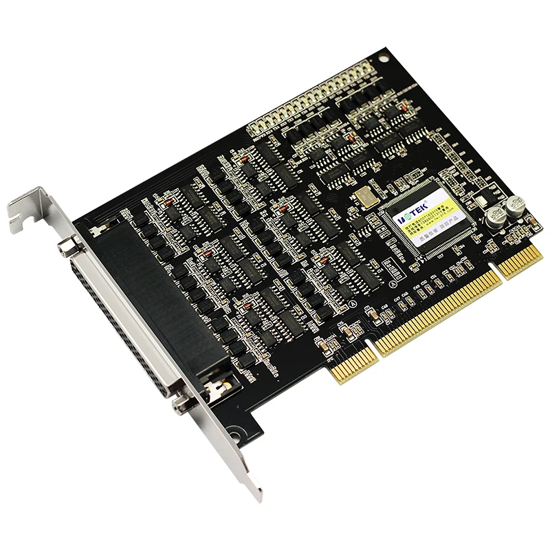 UOTEK Industrial Grade PCI to RS-485 RS-422 Serial Card RS485 RS422 8 Ports High Speed DR62 Expansion Converter UT-728A