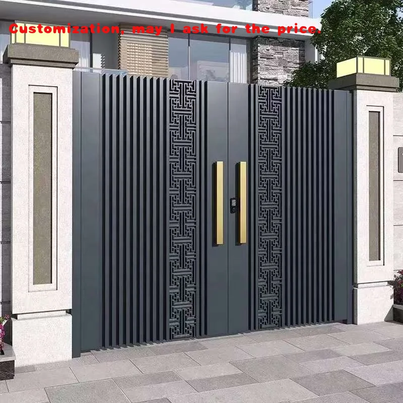 custom.Modern Simple Design Aluminum Sliding Safety Door Popular Manor Fencing Trellis & Simple Sliding