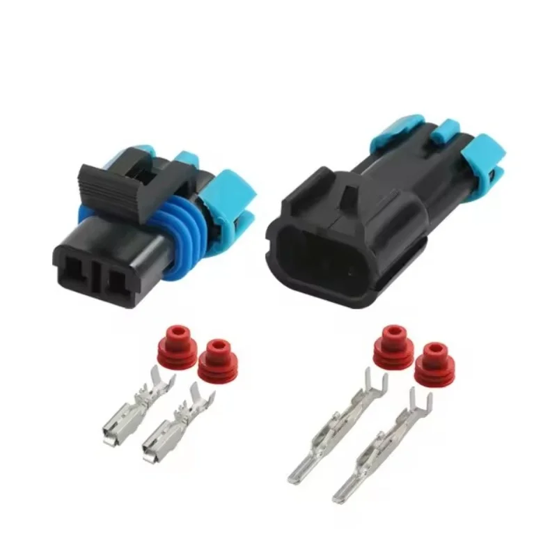 15300027 500SETS DJ7025W-2.8-21 2.8mm 2Pin AMP Car Electrical Wire Connectors for Audi ,BMW,Honda,Toyota,NISSAN AND other models