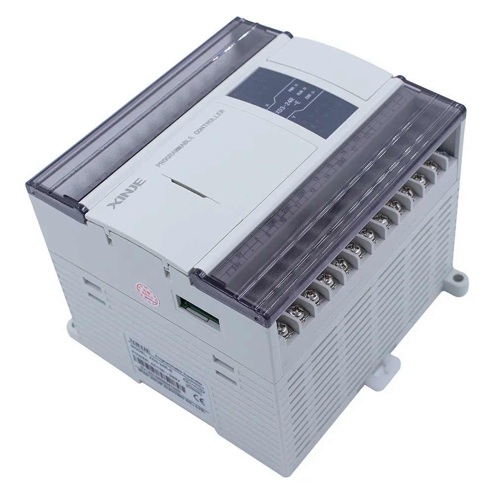 

XINJE XD3 Series XD3-24R-E AC220V 14DI 10DO PLC Industrial Controller in box 14 points input 10 points output