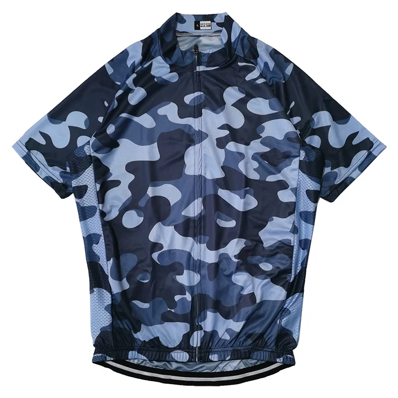 

Men's Short Sleeve Road Jersey, Bike Clothes, Cycling Camo Shirt, Bicycle Coat, Motocross Sweater, Sport Jacket, Running Tops