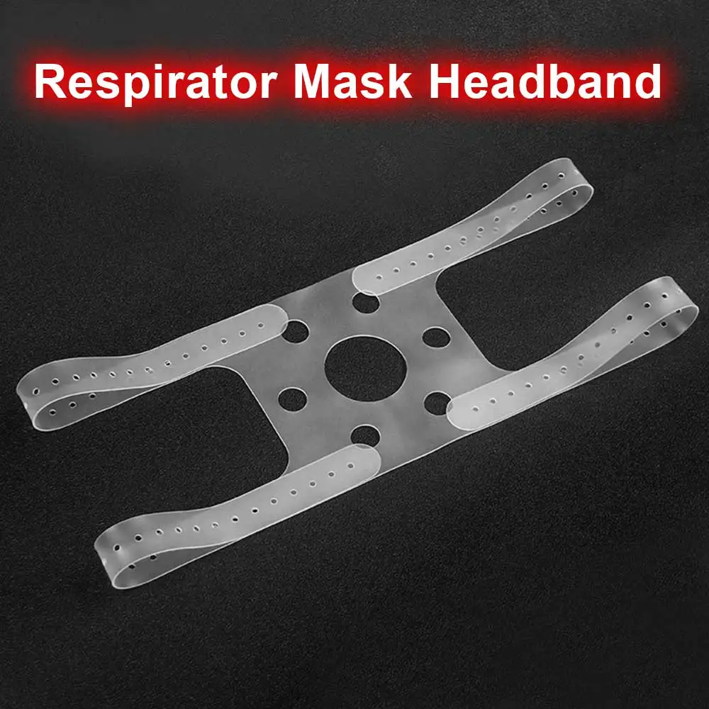 

1Pc Universal Headgear Comfort Gel Full Mask Replacement Part CPAP Head Band Silicone Adjustable Elastic Band Fixed Strap