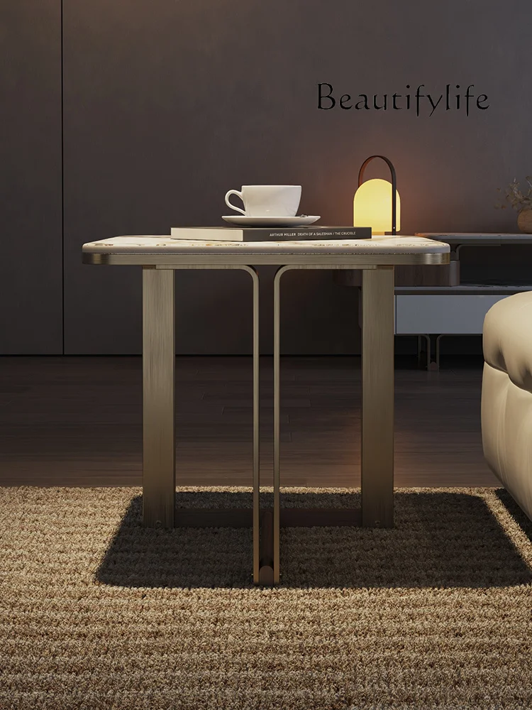 Italian Light Luxury Sofa Small Table Simple Modern Living Room Creative Advanced Artistic Sense Corner Table