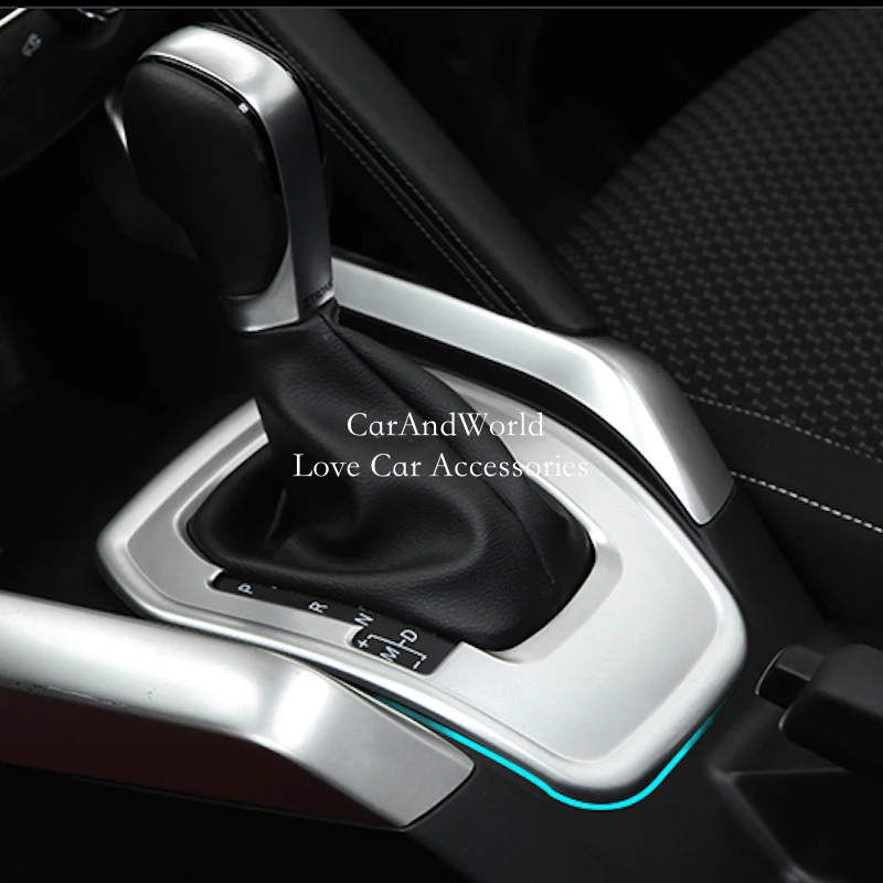 For Renault Kadjar 2016-2020 Interior Gear Shift Box Panel Cover Trim ABS Chrome Decoration Sticker Car-Styling Accessories