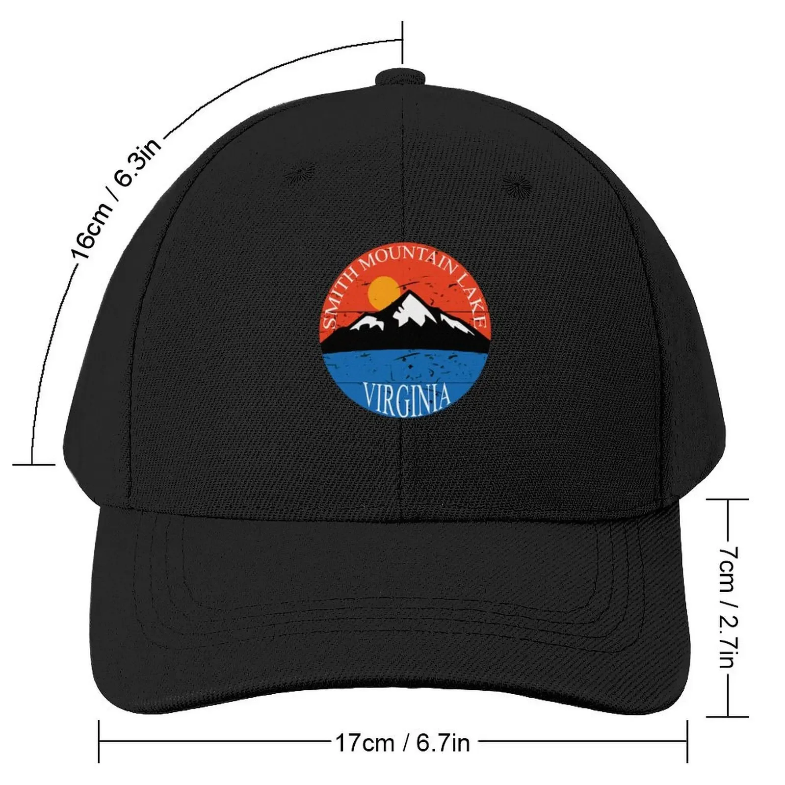 Smith Mountain Lake Vintage - Virginia Baseball Cap dad hat Hat Luxury Brand Fashion Beach cute Men Caps Women's