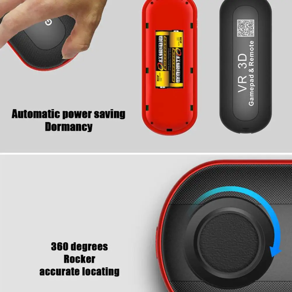 Joystick gamepad para jogos android, controlador remoto vr, telefone celular, compatível com bluetooth, alça selfie sem fio, compatível para jogo