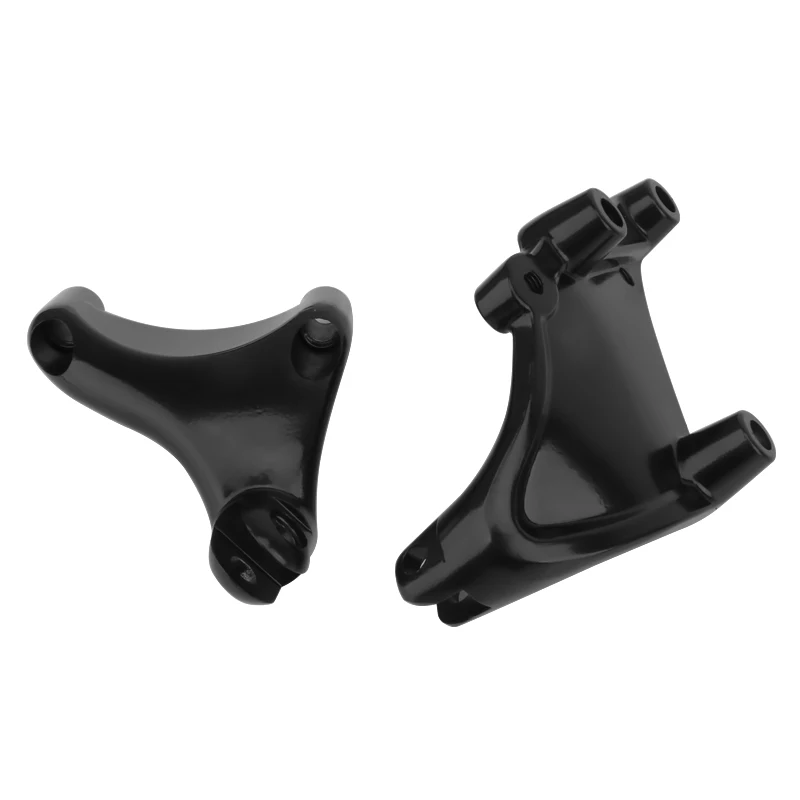 Motorcycle 1 Pair Black Footpeg Footrest Bracket Rear Foot Peg Passenger Foot Rest For Harley 883 1200 XL Sportster 2014-Up