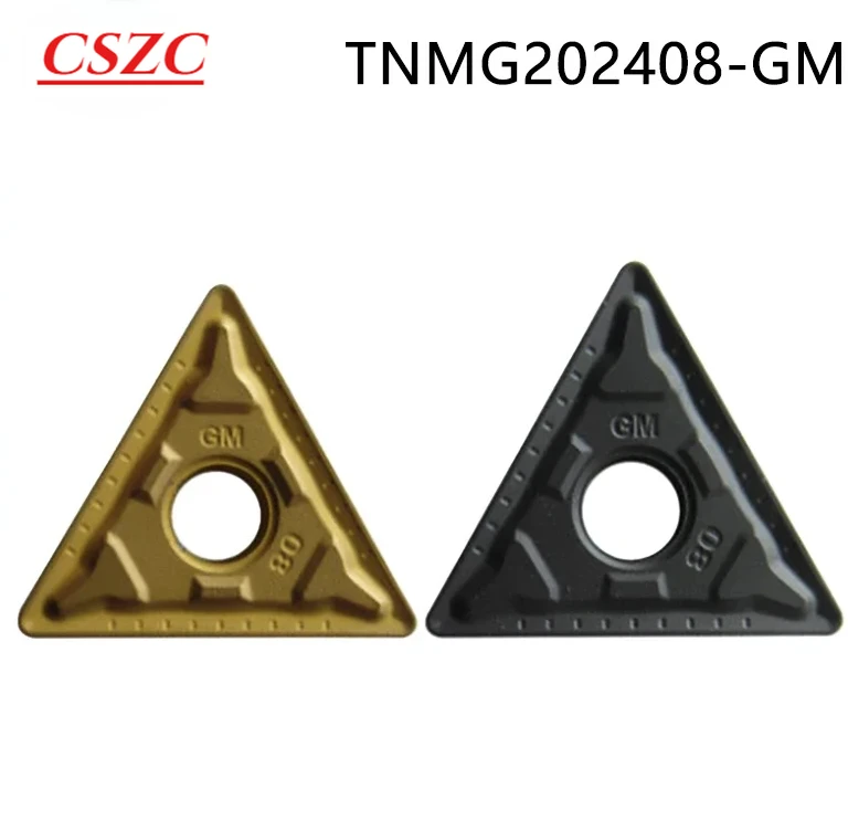 

NEW 10pcs/box tnmg220408-gm inserts is suitable for semi-finishing of steel, stainless steel and cast iron materials tnmg2204 gm